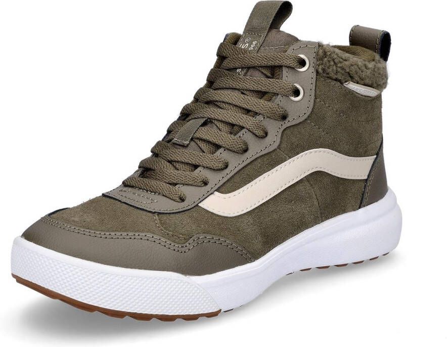 Vans Range EXP Hi Guard Dark Olive Leather-Suede