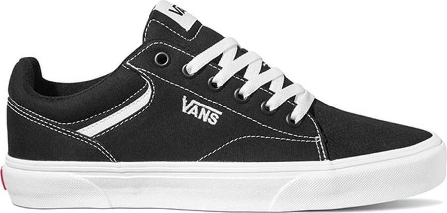 Vans Zwarte textielsneaker met verharde hiel Black Heren