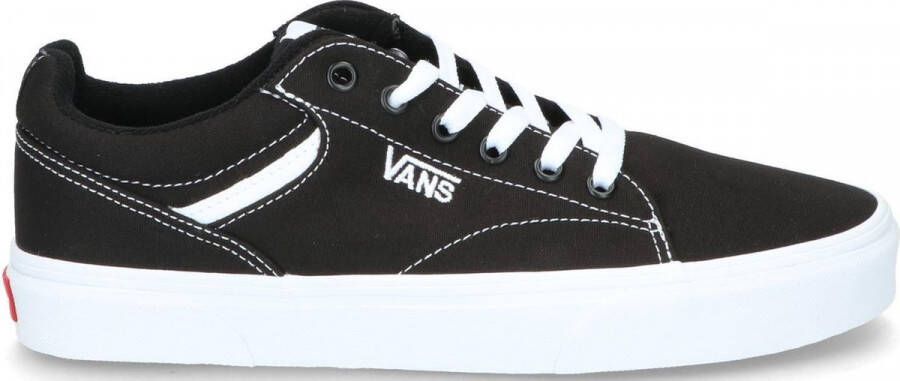 Vans Zwarte textielsneaker met verharde hiel Black Heren