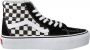 Vans Sneakers Sk8 Hi Platform 2 Zwart Veters Normaal Canvas Rubber Ade d Effen Hoge sneakers - Thumbnail 2