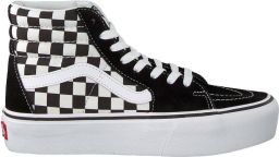 Vans Sneakers Sk8 Hi Platform 2 Zwart Veters Normaal Canvas Rubber Ade d Effen Hoge