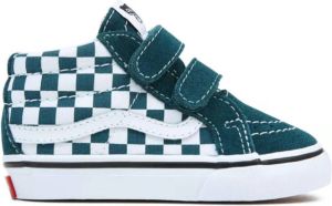 Vans TD SK8-Mid Reissue V COLOR THEORY CHECKERBOARD DEEP TEAL