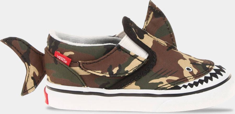 Vans Shark slip on met camouflageprint
