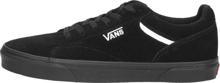 Vans Geborduurde Sportsneaker met Contrastdetails Black Heren