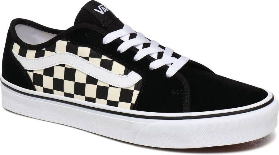 Vans Filmore Decon Checkerboard Heren Sneakers Black Whte