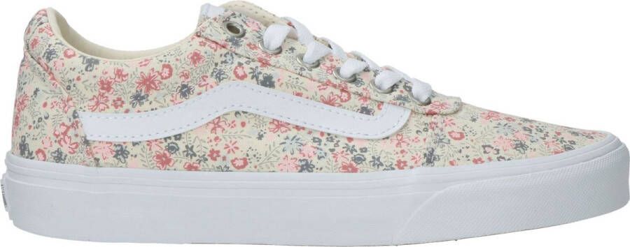 Vans ward sneakers beige wit dames