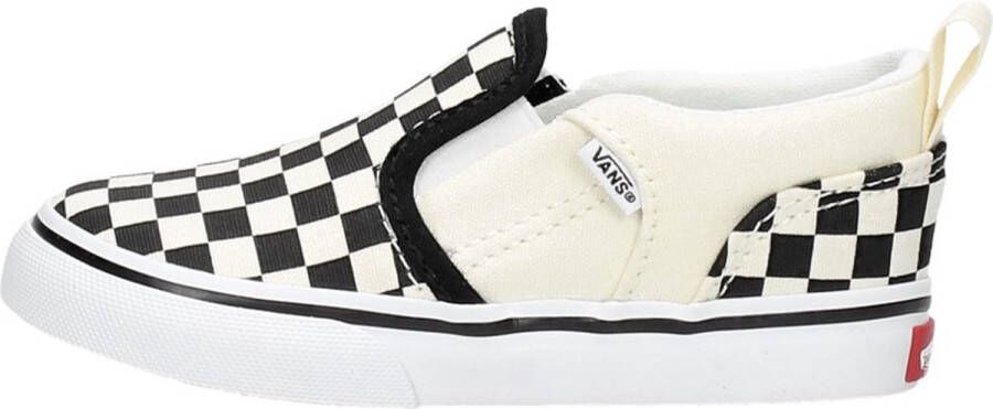 Vans TD Asher V Checkers Sneakers Black Natural - Foto 2