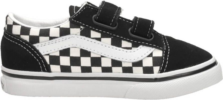 Vans Old Skool V sneakers zwart wit Jongens Meisjes Suede 23.5