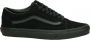 Vans Klassieke Canvas Sneaker met Dikke Rubberen Zool Black Dames - Thumbnail 1