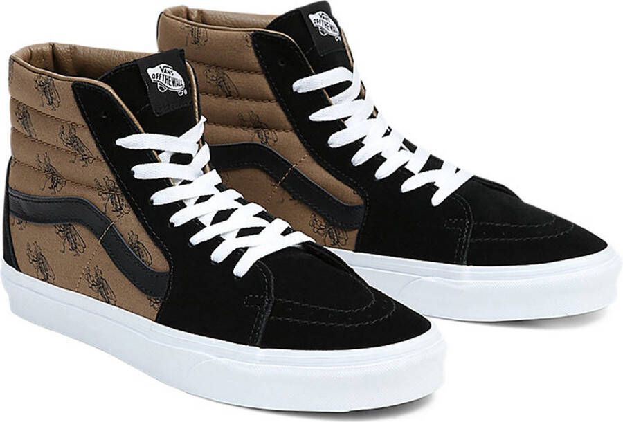 Vans UA SK8-Hi CHECK RESEARCH BLACK BROWN