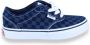 Vans Uni YT Atwood Tonal Check Dress Blues BLAUW - Thumbnail 2