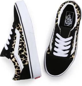 Vans UY Old Skool Flocked Leopard Black True White