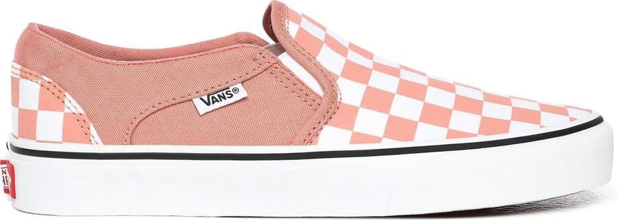 Vans Asher Dames Sneakers (Checkrbrd) Rose Dawn Wht