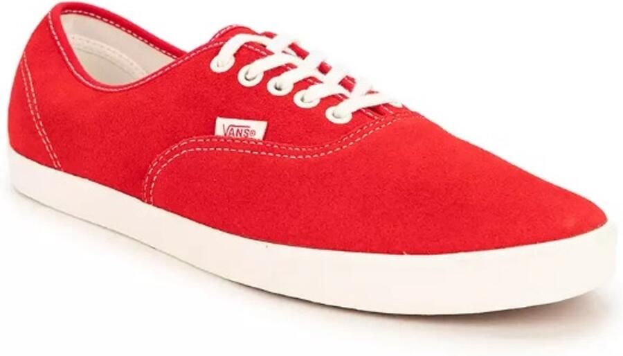Vans Authentic Lowpro Heren sneakers Rood Canvas Suede Heren Schoenen