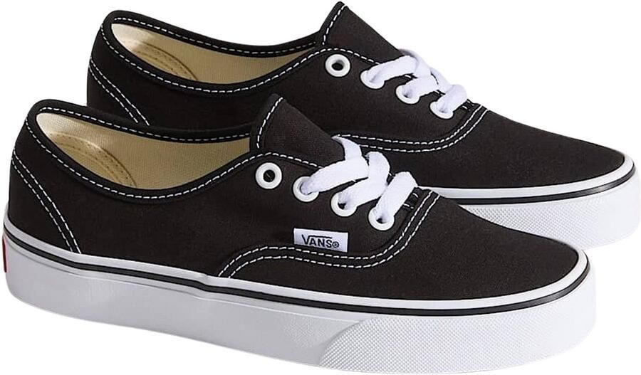 Vans Authentic Junior Zwart Kind Zwart