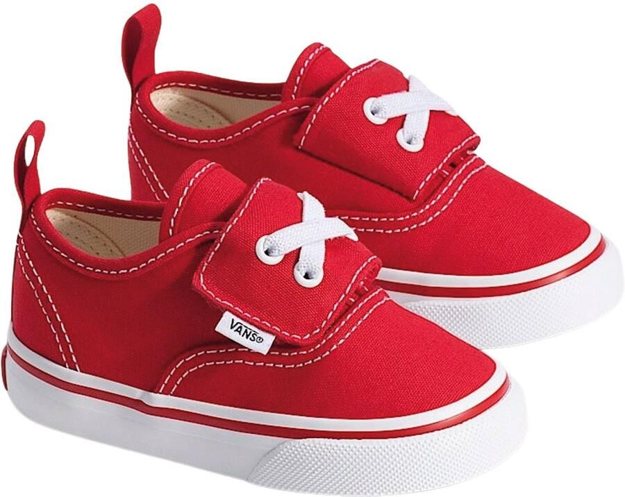 Vans Authentic Elastic V Schoenen Rood Kinderen