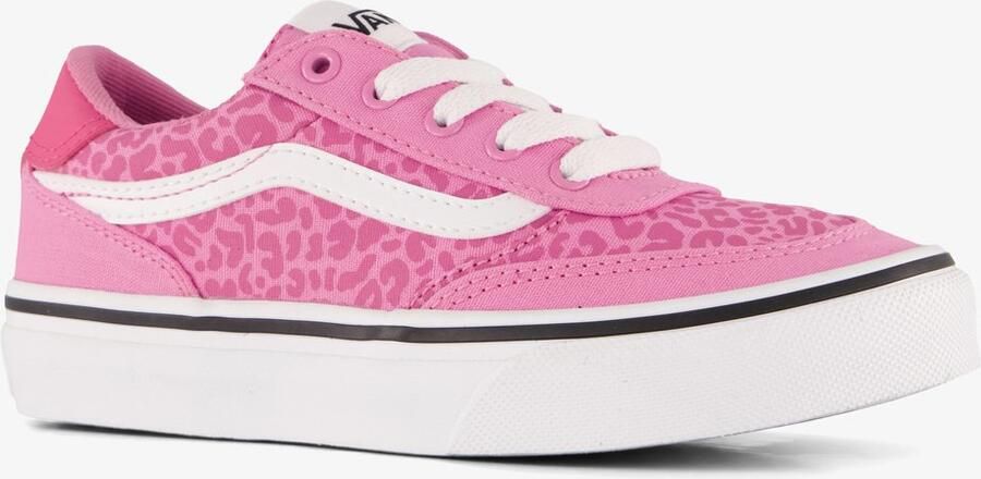 Vans Brooklyn LS Leopard meisjes sneakers roze