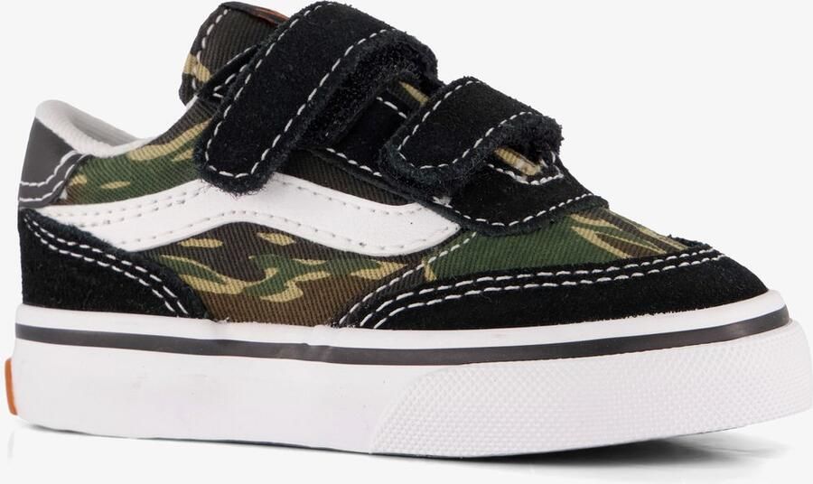 Vans Brooklyn LS V Camo kinder sneakers zwart