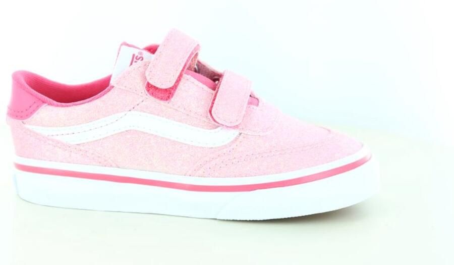 Vans brooklyn ls glitter in de kleur roze