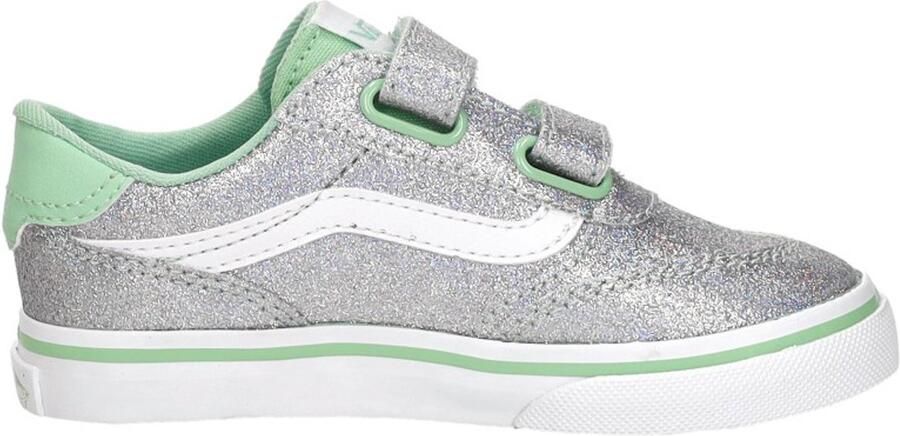 Vans Brooklyn LS V Klittenband Zilverkleur