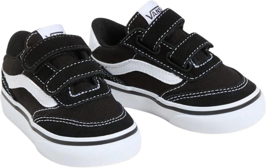 Vans Brooklyn LS V SUEDE CANVAS BLACK WHITE Unisex Sneakers BLACK WHITE - Foto 3