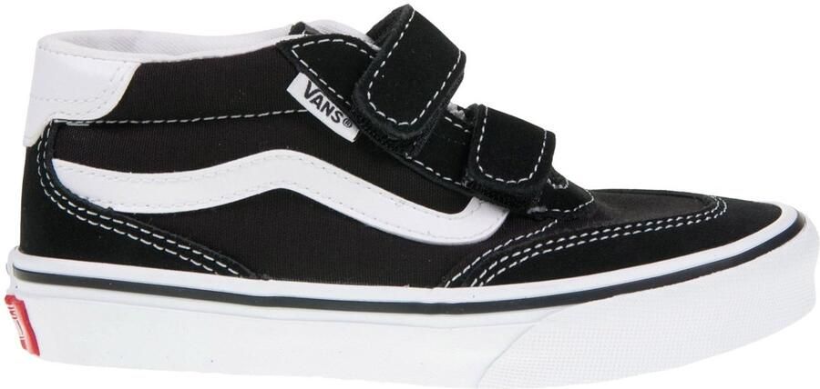 Vans Brooklyn Mid V SUEDE CANVAS BLACK WHITE Unisex Sneakers Black White - Foto 2