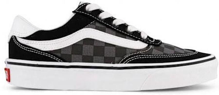 Vans Uni Sneaker Brooklyn Ls Tonal Check Faded Black Zwart - Foto 2