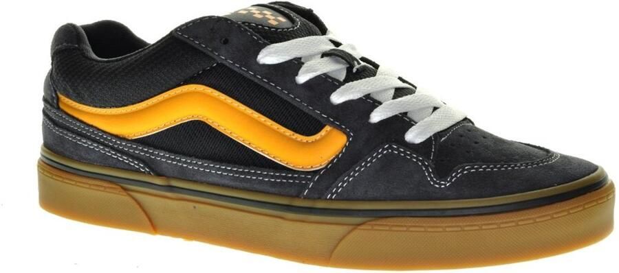 Vans Caldrone Suede Gum Heren vrijetijds schoenen Charcoal Yellow - Foto 3