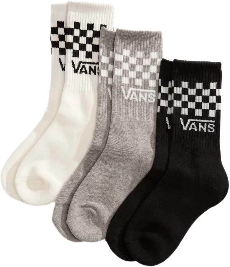 Vans Classic Check Crewsokken 3 Eenheden Veelkleurig