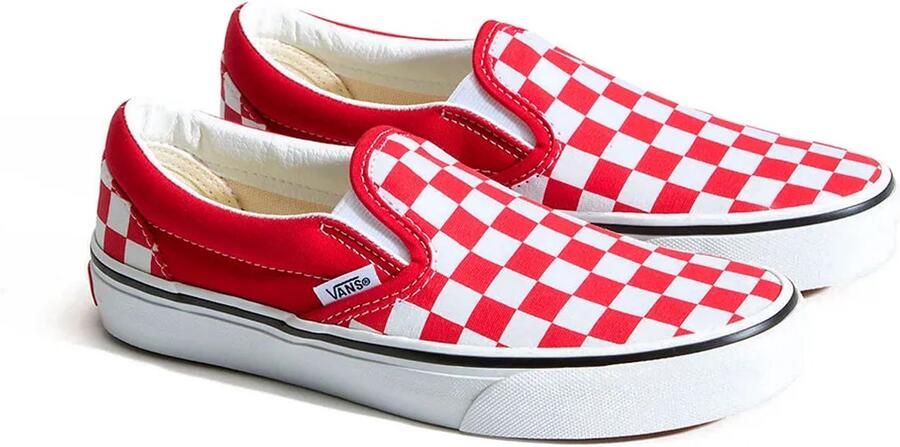 Vans Classic Slip-on Schoenen Rood 1 2 Kinderen