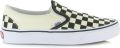 Vans Checkerboard Classic Slip-On Sneaker Black Off White - Zwart/Wit
