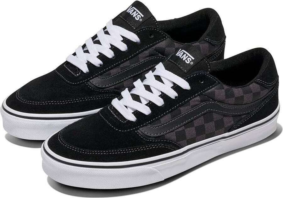 Vans Dames Brooklyn Ls Sneakers Schoenen Textiel VN000D7QKOU Black Asphalt Low Top