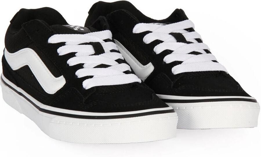 Vans Dames Caldrone Sneaker Suède Schoenen VN0A2Z4ABA21 Black White