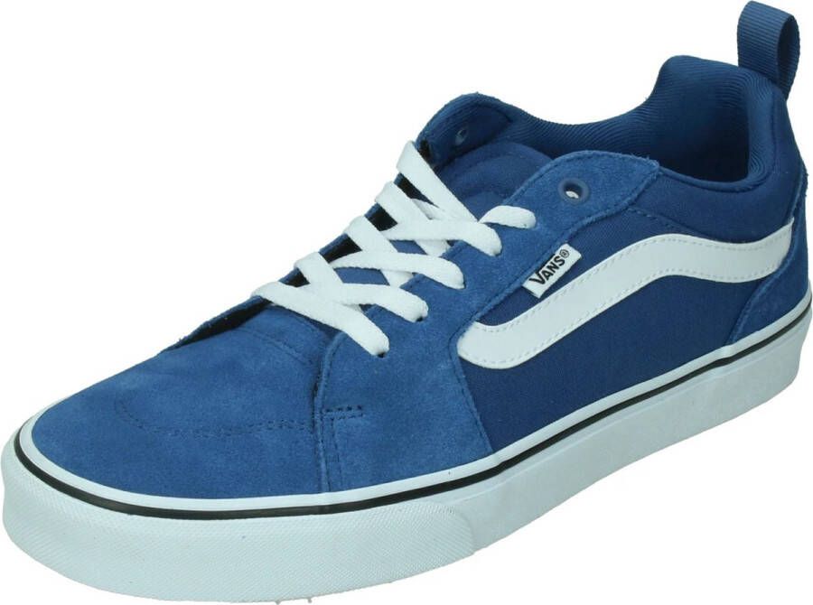 Vans Blauwe Polyester Sneaker met Contrastdetails Multicolor Heren