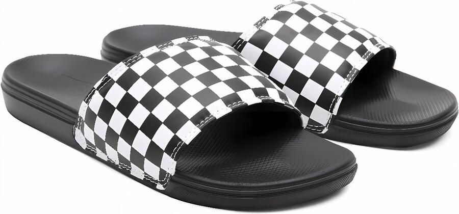 Vans Herren Men Action Sports Surf FTW Sneaker Mn La Costa Slide-On (Checkerboard) Truwht Blk - Foto 7