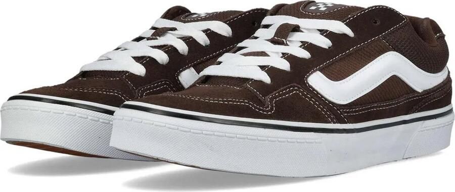 Vans Herren Caldrone Sneakers Lifestyle Schoenen VN000CSP3N11 Donkerbruin Wit