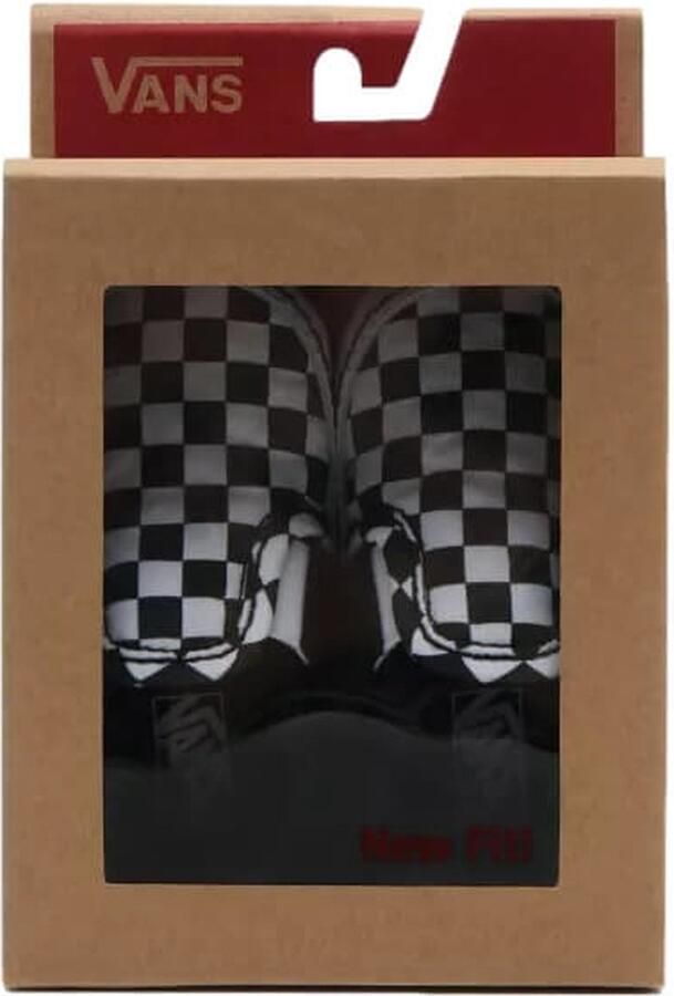 Vans Checkerboard Slip-On Baby Schoenen Black Canvas 5 Foot Locker - Foto 4