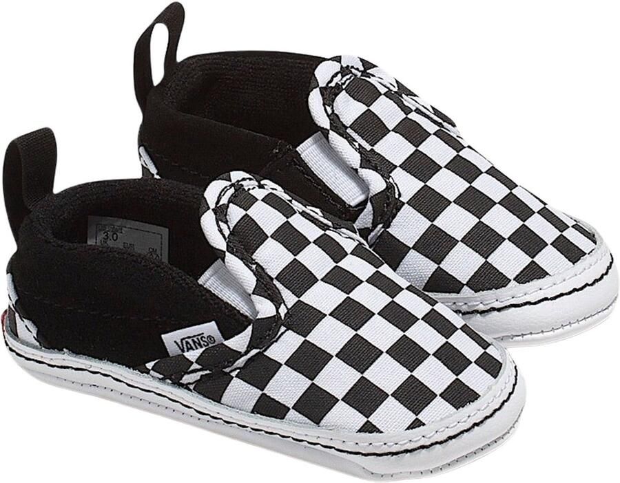 Vans Checkerboard Slip-On Baby Schoenen Black Canvas 5 Foot Locker