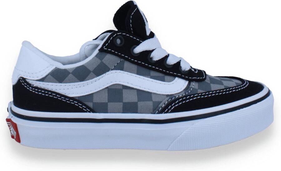 Vans Kids Sneaker Brooklyn Ls Tonal Check Pewter Multicolor