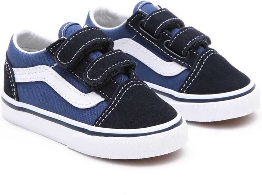 Vans Old Skool sneakers zwart donkerblauw Canvas Meerkleurig 30 - Foto 4