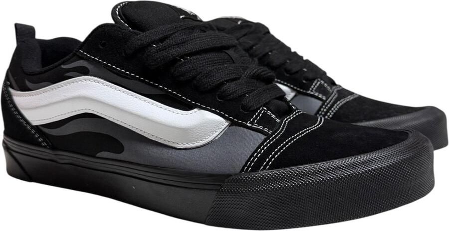 Vans Knu Skool Flames Black- Heren Black