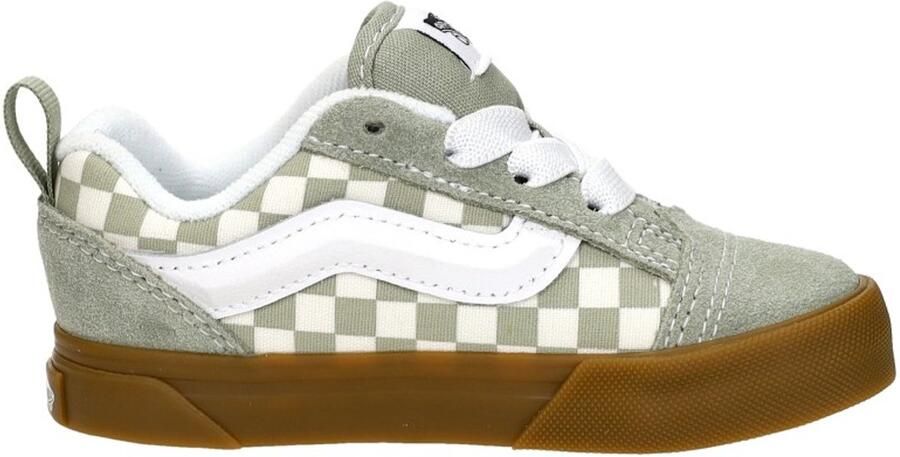 Vans Knu Skool Elastic Lace Klittenband Laag Sneakers Unisex Groen