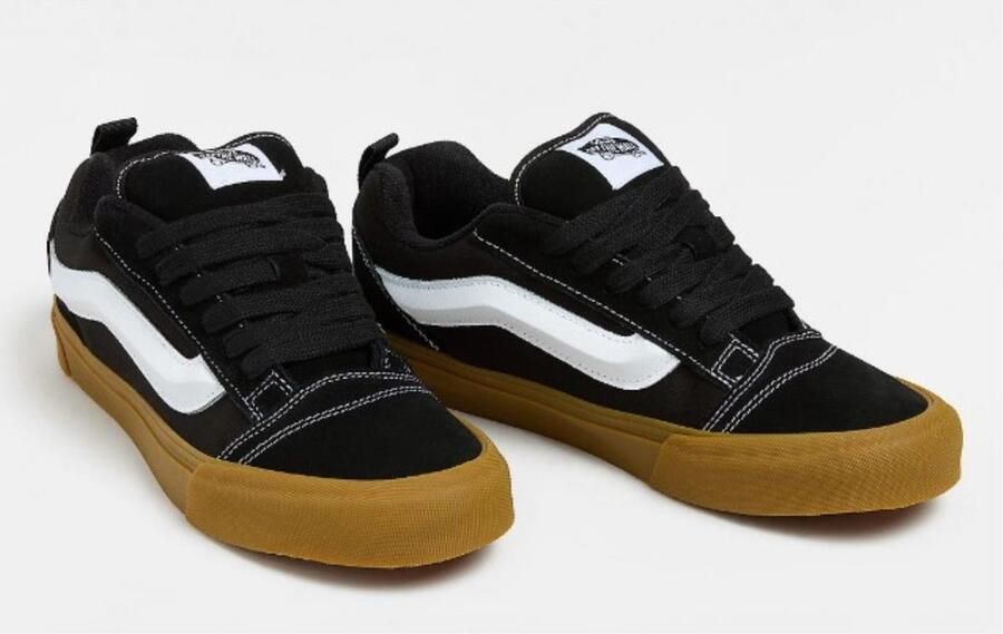 Vans Knu Skool Sneakers Schoenen black gum maat: 42.5 beschikbare maaten:41 42.5 43 44.5 45 46