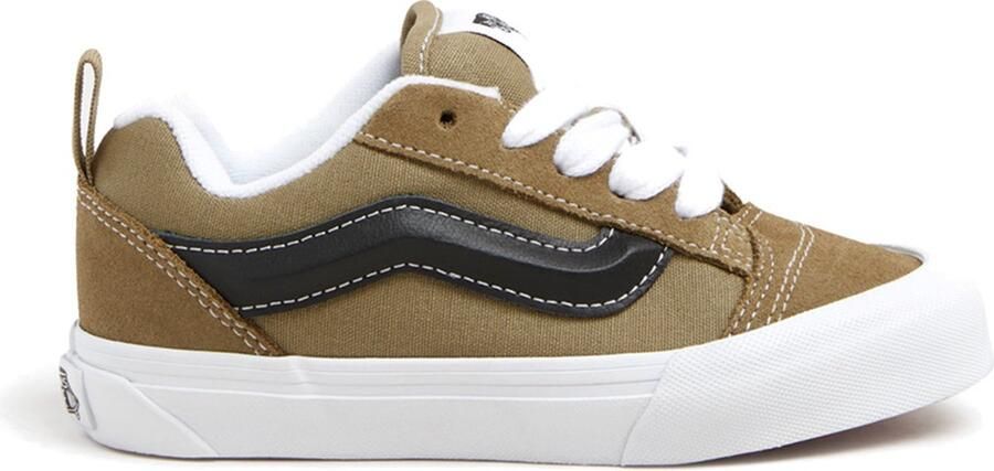Vans Knu Skool sneaker van canvas met leren details - Foto 2