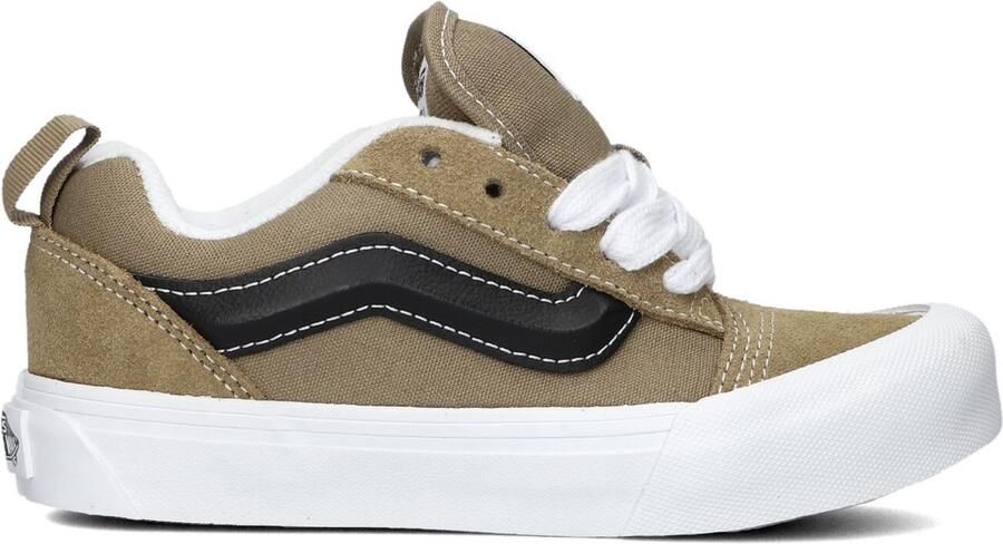 Vans Knu Skool sneaker van canvas met leren details