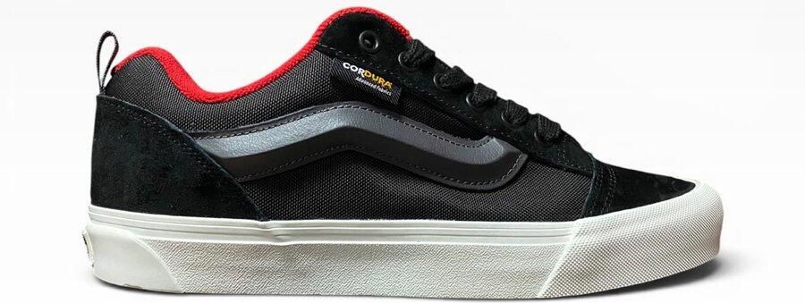 Vans KNU Skool Sneakers Mannen Zwart Rood