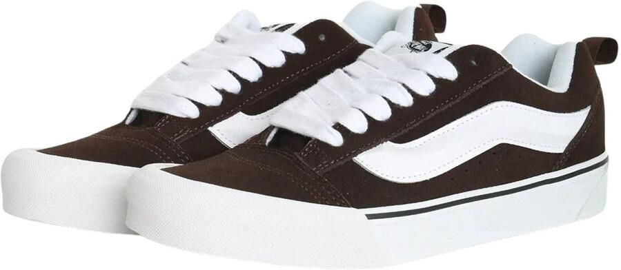 Vans Lifestyle Sneaker Knu Skool 0009Q VNNWH Brown White - Foto 3