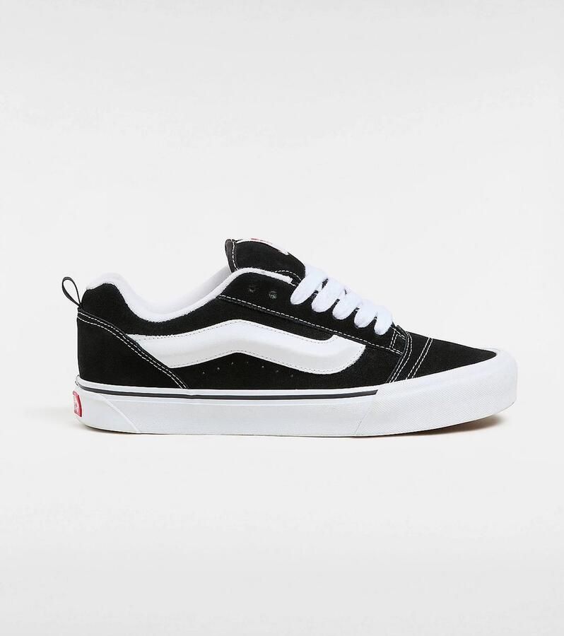 Vans Knu Skool | Black True White Zwart Suede Lage sneakers Unisex - Foto 3