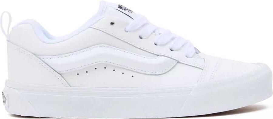 Vans Leather Lace-Up Shoes with Rubber Sole White Lace Ups - Foto 2