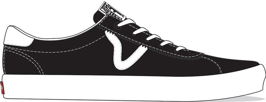 Vans Lifestyle Sneaker Sport Low 000CQR VNBZW Black White